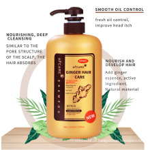 Shampoo de cúrcuma com ácido de marca própria para proteção contra danos Shampoo e condicionador personalizado com Amino reparado